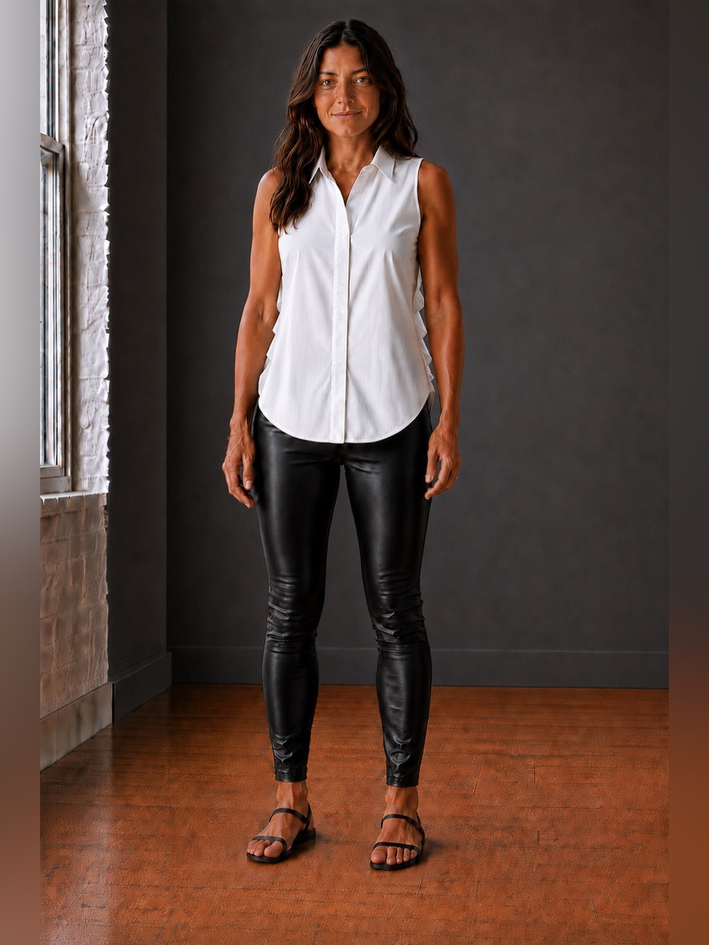 N / NICHOLAS White Sleeveless Blouse